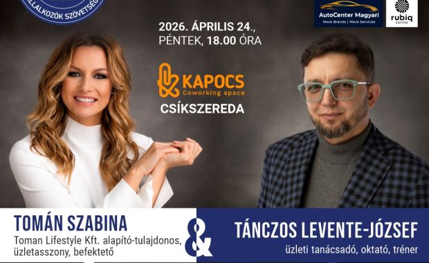 Esemenyek 2026 Kapocs Tomanszabina